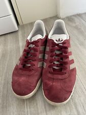 Adidas gazelle burgundy for sale  BURTON-ON-TRENT