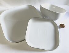 Square porcelain dinnerware for sale  DERBY