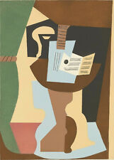 Guitarra no pedestal (1920) por Pablo Picasso - 17" x 22" impressão Fine Art - 00802 comprar usado  Enviando para Brazil