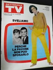 Settimana Tv 28 1967 Minnie Minoprio Rita Pavone Sofia Loren Francoise Hardy usato  Vicenza