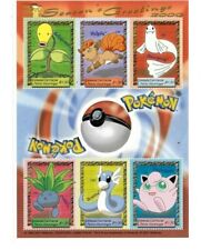 Grenadyny 2001 - Pokemon - Arkusz 6 znaczków - Scott #2284 - MNH na sprzedaż  Wysyłka do Poland