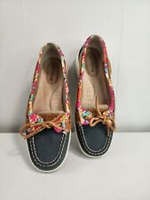 SPERRY TOP-SIDER WOMEN’S ANGELFISH FLAMINGO BOAT SHOES SIZE 7.5 M for sale  Shipping to South Africa