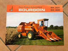  brochure BOURGOIN corn-picker Automoteur GX 300 et GX 400 d'occasion  La Roche-sur-Yon