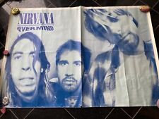 Usado, NIRVANA Poster Kurt Cobain Nevermind Poster Huge 135x100cm Dave Grohl 1990’s comprar usado  Enviando para Brazil
