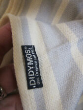 original towel Didymos mint condition gray white 100% cotton top 68 cm x 480 cm for sale  Shipping to South Africa