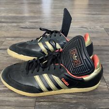 Sapato Adidas Samba clássico preto laranja dourado moda futebol atlético masculino 9 muito bom estado usado comprar usado  Enviando para Brazil