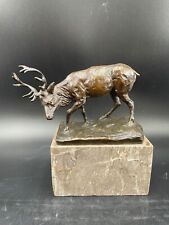 Hirschplastik bronze 1900 gebraucht kaufen  Ranis