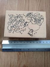 Wooden block stamp for sale  CARDIFF