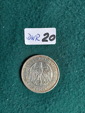 Dwr20 reichsmark 1929 gebraucht kaufen  Sangerhausen