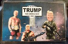  Genial Tarjeta coleccionable Personalizada Donald Trump Rambo, Rocky con 1 Gr .999 Barra de Plata Pura, usado segunda mano  Embacar hacia Argentina