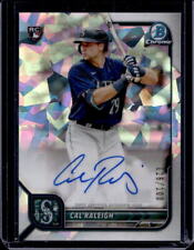 2022 Bowman Chrome Cal Raleigh Atomic Refractor Rookie Autograph Auto RC #26/100 for sale  Shipping to South Africa