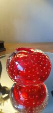 Paperweight vintage red for sale  BOLTON
