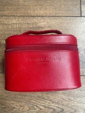 Penhaglion's Red Leather Make Up case With Vanity Mirror for sale  Shipping to South Africa
