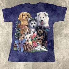 Camiseta The Mountain Enorme Estampado Gráfico Cachorros Perro Talla Grande Tie Dye AOP segunda mano  Embacar hacia Mexico
