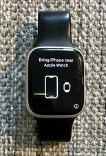 Used, Apple Watch Series 7 45mm Aluminum & Ceramic Case with M Black Loop Sport Band for sale  Shipping to South Africa