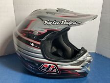 Used, Troy Lee Designs TLD Motocross Helmet Matte Black Gray White Rhyno SE Medium for sale  Shipping to South Africa