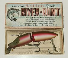 Vintage Heddon River Runt Spook River Runt Jointed Floater 9430 RB Correct Box!! till salu  Toimitus osoitteeseen Sweden