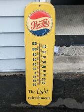 Original Vintage Pepsi Cola Sign Metal  Thermometer Sign (Working!) for sale  Shipping to South Africa