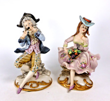 CAPODIMONTE PORCELAIN PAIR OF 18th CENTURY CHIDREN FIGURES BY VOLTA for sale  Shipping to South Africa