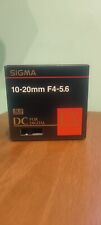 Sigma 20mm 4.0 for sale  DONCASTER