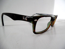 Gafas rectangulares Ray Ban Havana marrón y verde RB 5206 2445 54 18 145 segunda mano  Embacar hacia Argentina