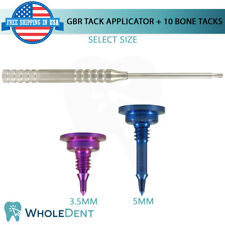 GBR 10x Bone Tack + Conjunto Aplicador Malha Membrana Fixação Tac, Implante Dentário  comprar usado  Enviando para Brazil