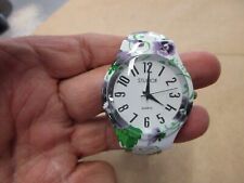Novo Antigo Stock Studio Relógio de Quartzo Feminino Bracelete Tom Floral comprar usado  Enviando para Brazil