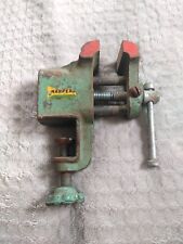 Vintage Green Harpers Table Vice, Works Well, 5 Inches Tall for sale  Shipping to South Africa