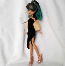 Używany, Monster High Doll CLEO DE NILE G1 elegancka sukienka na zamówienie zdjęcie dzień ooak ręcznie robiona na sprzedaż  PL