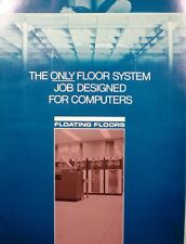 Catálogo 1979 de centros de datos de asbesto suelos de baldosas salas de computadoras pisos flotantes segunda mano  Embacar hacia Argentina