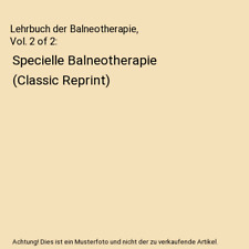 Lehrbuch balneotherapie vol gebraucht kaufen  Trebbin