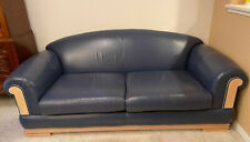Blue leather couch for sale  Redwood City