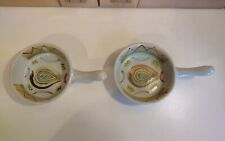 Buchan Pottery Scotland Festival Dish With Handle Stoneware Excellent Condition , used for sale  Shipping to South Africa