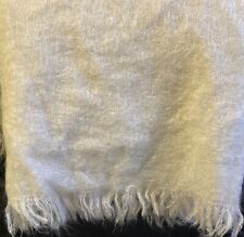 Mohair ivory throw for sale  Shipping to Ireland