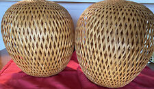 Pair bamboo wicker for sale  Los Angeles