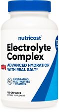 Usado, 120 cápsulas Nutricost complejo electrolítico (hidratación avanzada con sal real®) segunda mano  Embacar hacia Mexico