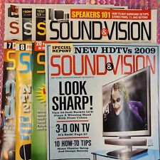 2009 revista Sound & Vision lote completo año completo de anuncios impresos de los Beatles pioneros, usado segunda mano  Embacar hacia Argentina