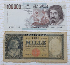 Lotto banconote 100000 usato  Afragola