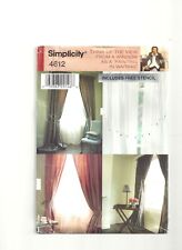 Simplicity curtain pattern for sale  GATESHEAD