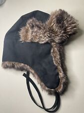 Chapéu caçador de inverno resistente marrom preto pele sintética comprar usado  Enviando para Brazil