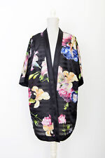 TED BAKER Kwiatowa czarna szlafrok kimono UK 12 EU 38 M na sprzedaż  PL