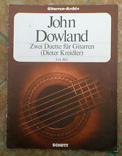 John dowland duets for sale  NORWICH