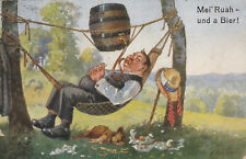Postcard man hammock for sale  Shipping to United Kingdom