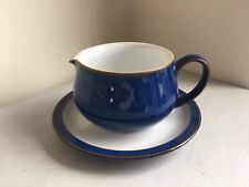 Used, Denby Imperial Blue gravy jug and matching saucer for sale  ANTRIM