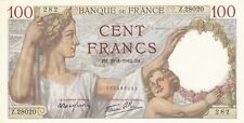 100 francs 1942 d'occasion  Saint-Brieuc