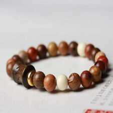 8MM Natural mixture Sandalwood Men Mala Buddha Lucky Bracelet Healing for sale  Shipping to South Africa