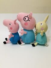Lote de 3 brinquedos de pelúcia Peppa Pig Family comprar usado  Enviando para Brazil
