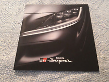 2019 Toyota GR SUPRA Broszura Prospekt Katalog ANGIELSKI UK 20 stron RZADKI na sprzedaż  PL
