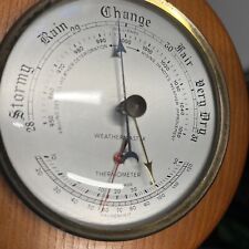 Vintage barometer thermometer for sale  CEMAES BAY