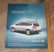 Carro Chevrolet CHEVY AD 2009 Traverse Crossover UM anúncio de página de revista comprar usado  Enviando para Brazil